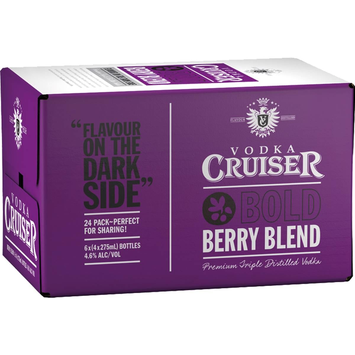 Calories in Vodka Cruiser Bold Berry Lend calcount