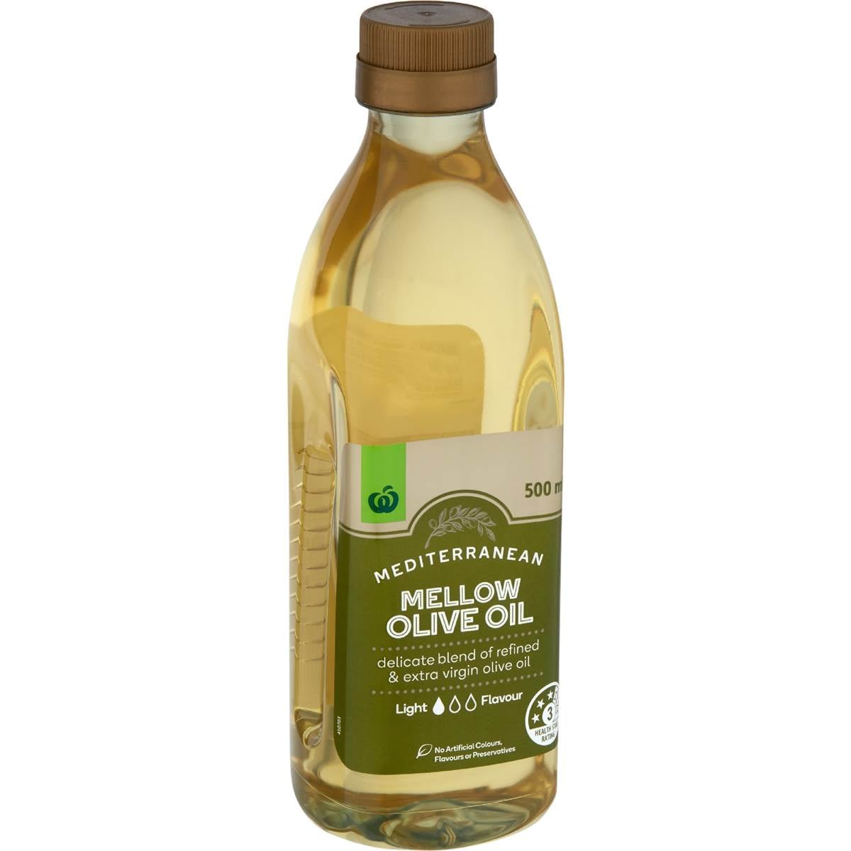 Woolworths Mediterranean Mellow Olive Oil 500mL