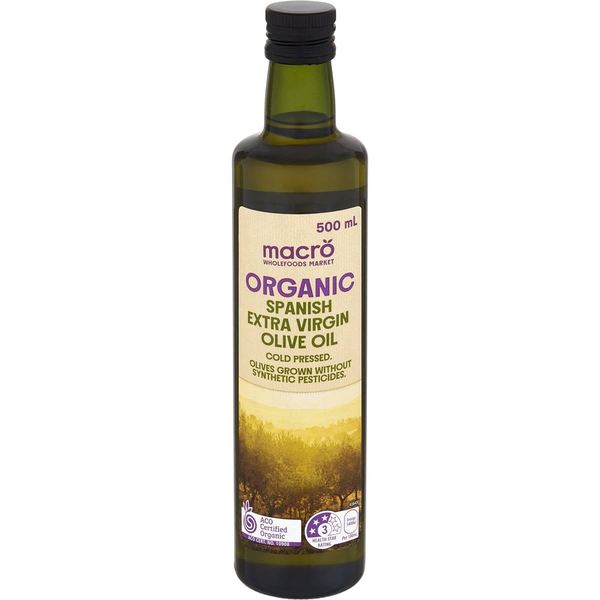 Calories in Macro Organic Extra Virgin Spanish Olive Oil calcount