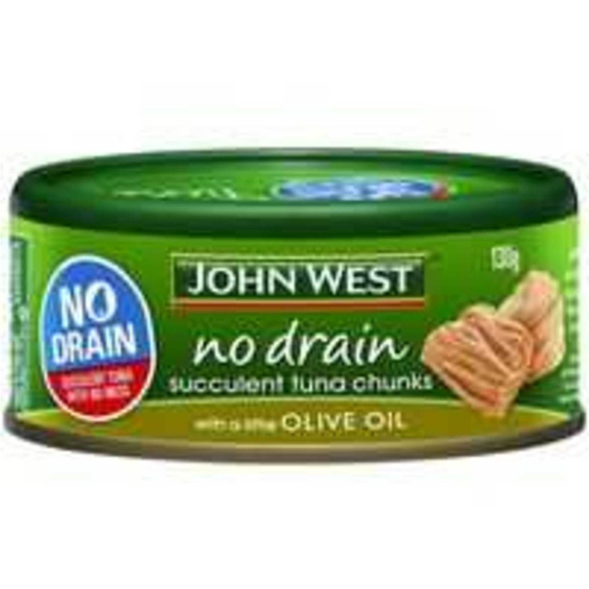 John West Tuna No Drain Olive Oil 130g Woolworths