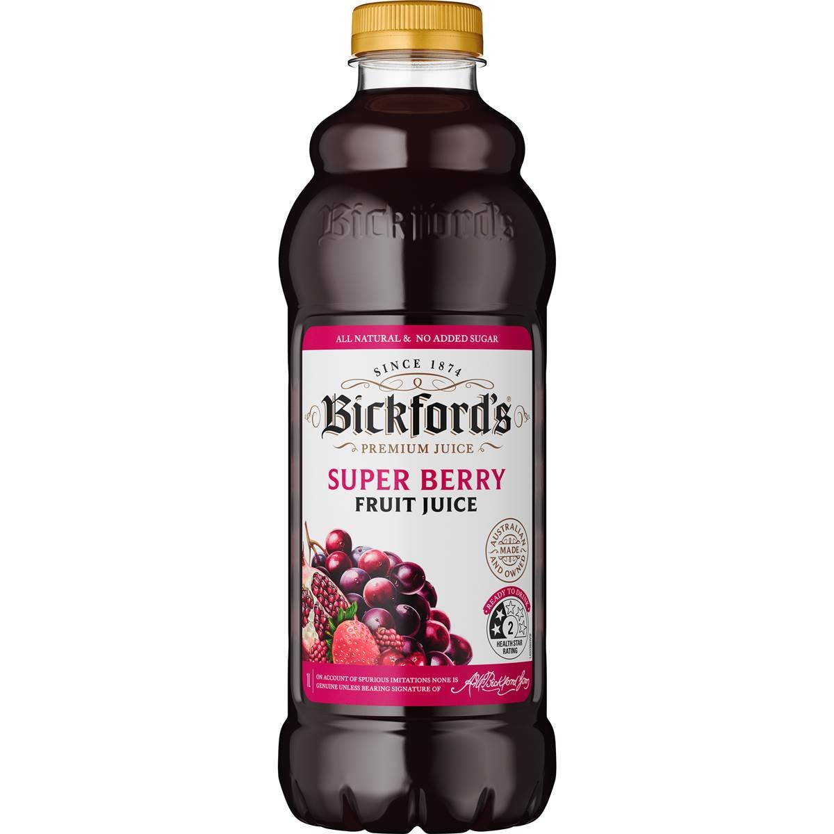 Calories in Bickford's Super Berry Juice calcount