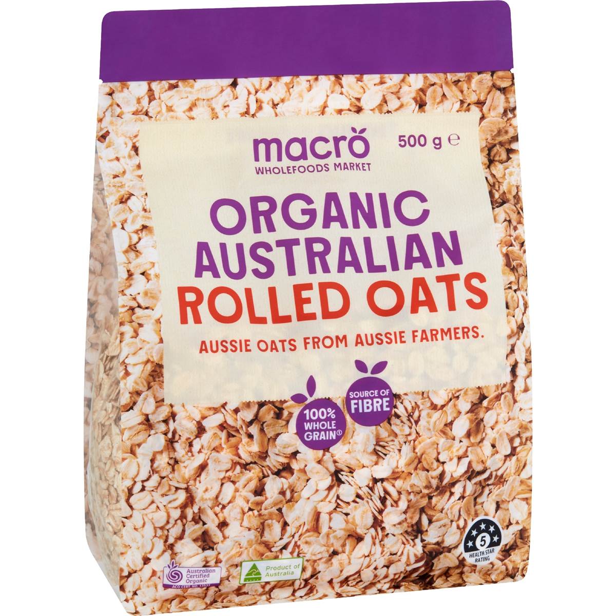 Macro Organic Rolled Oats
