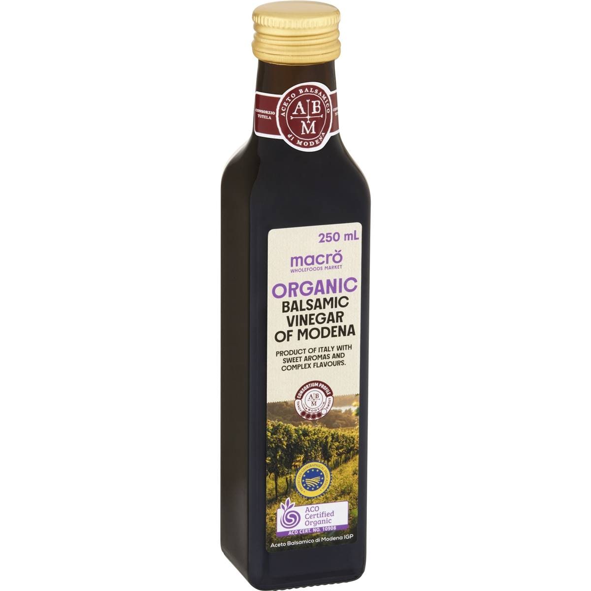 Calories in Macro Organic Vinegar Balsamic 4 Leaf calcount