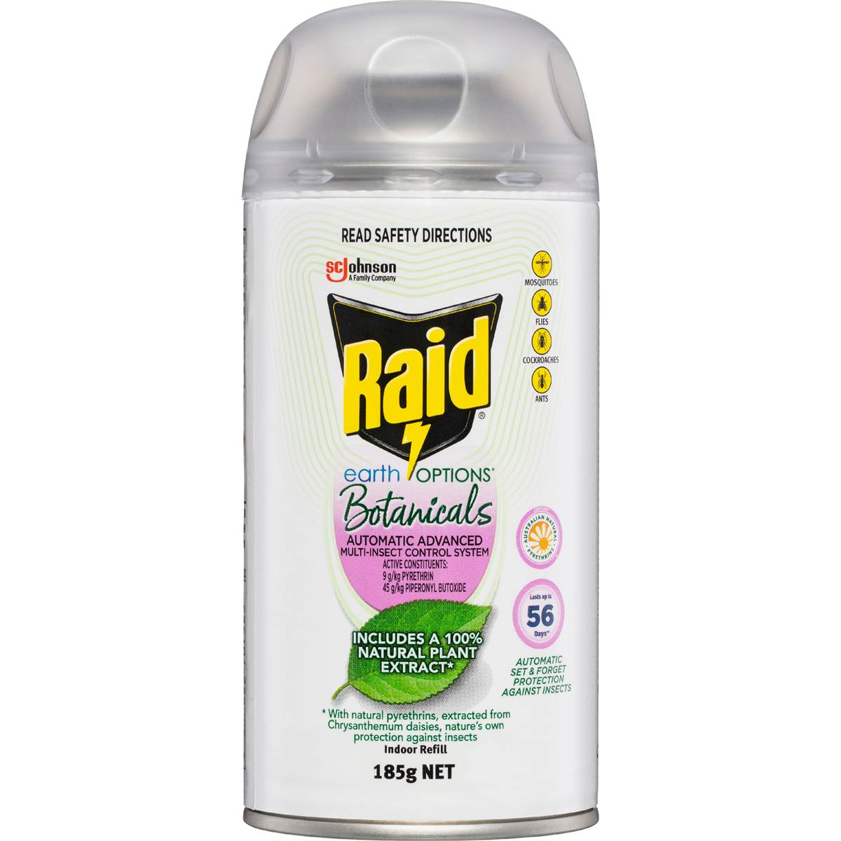 Raid Earth Options Botanicals Multi -Insect Auto System Refill