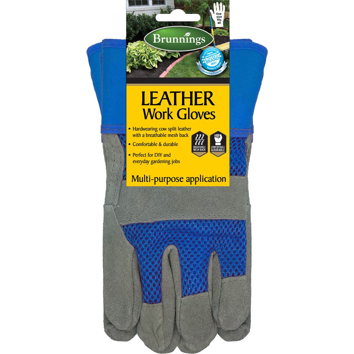Brunnings Leather Work Gloves