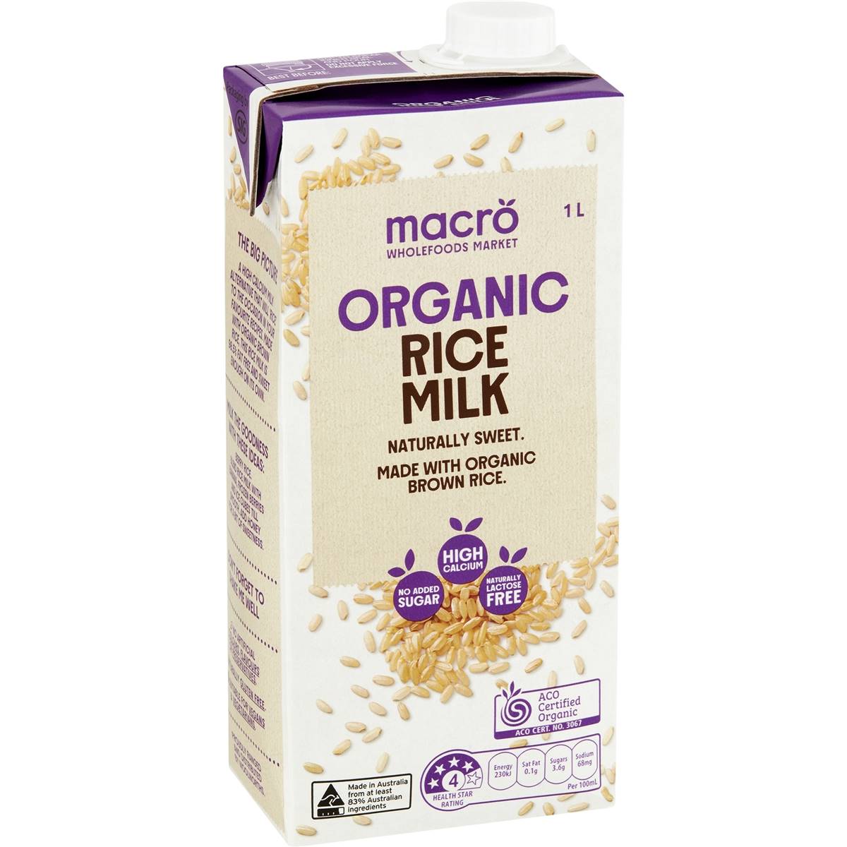 Organic Rice Milk & Cherry Blossom übersetzung