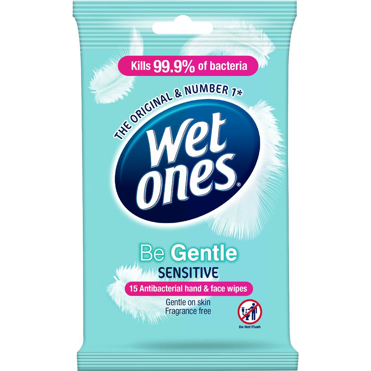Wet Ones Moist Wipes Gentle 15 pack