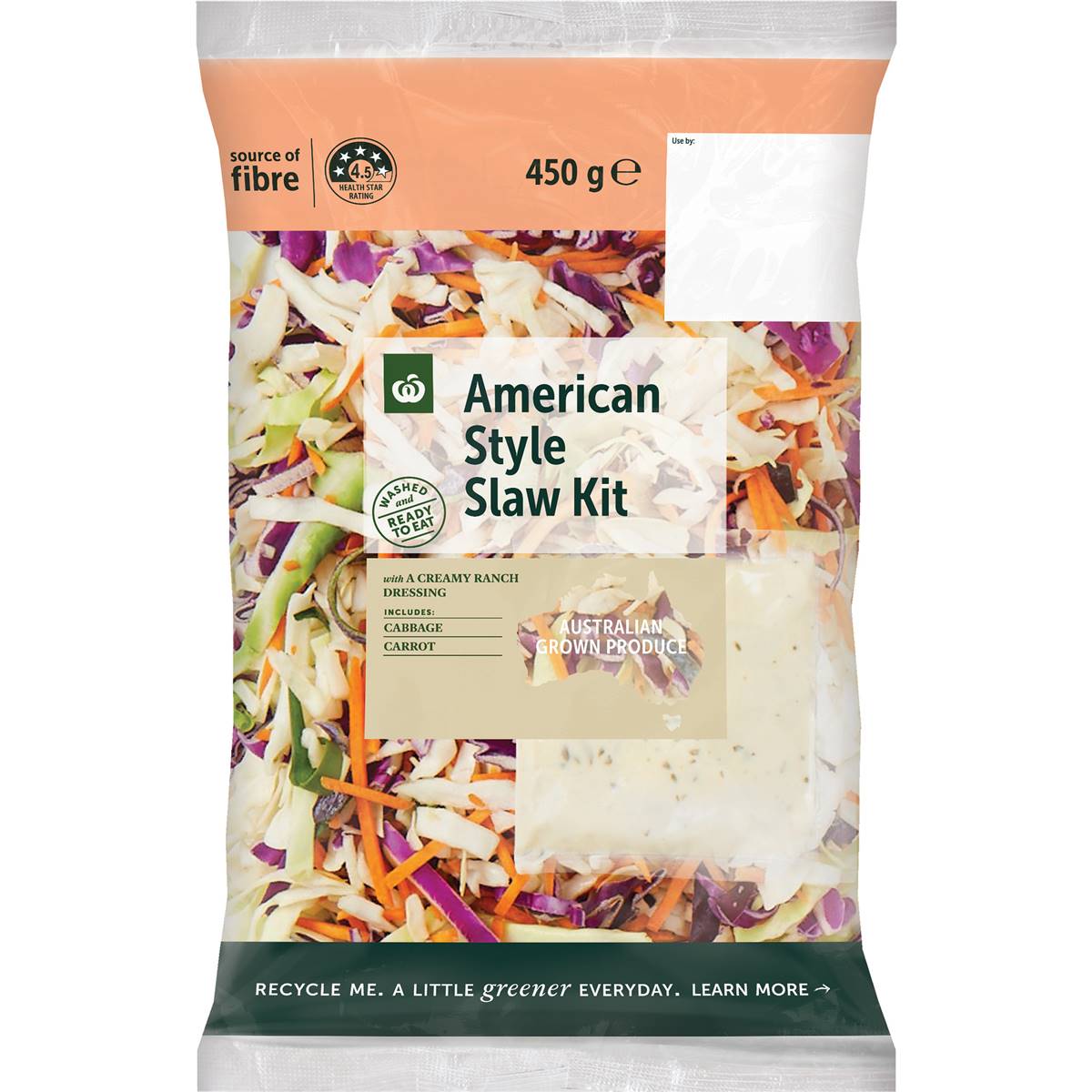Calories in Woolworths American Bbq Coleslaw