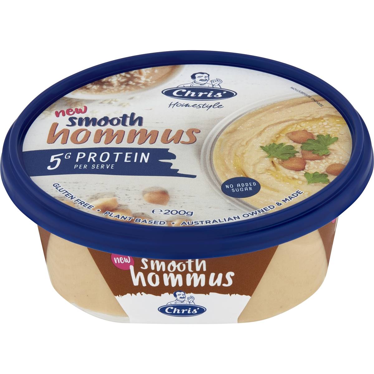 Chris' Dips Traditional Hommus 200g