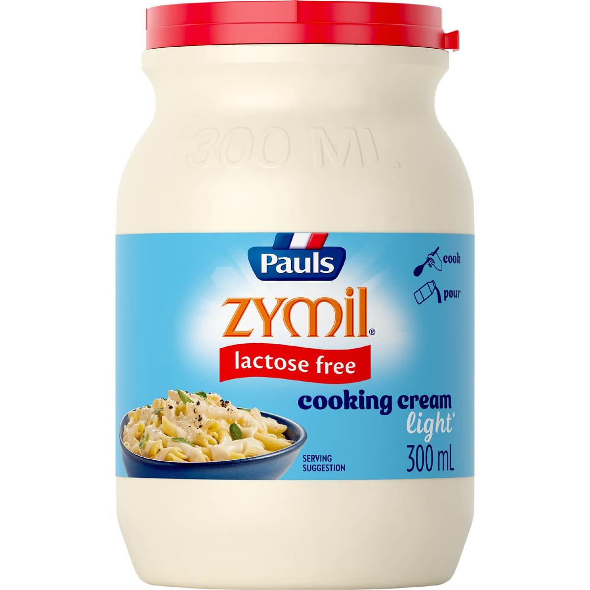 Calories in Pauls Zymil Light Thickened Cream Lactose Free calcount