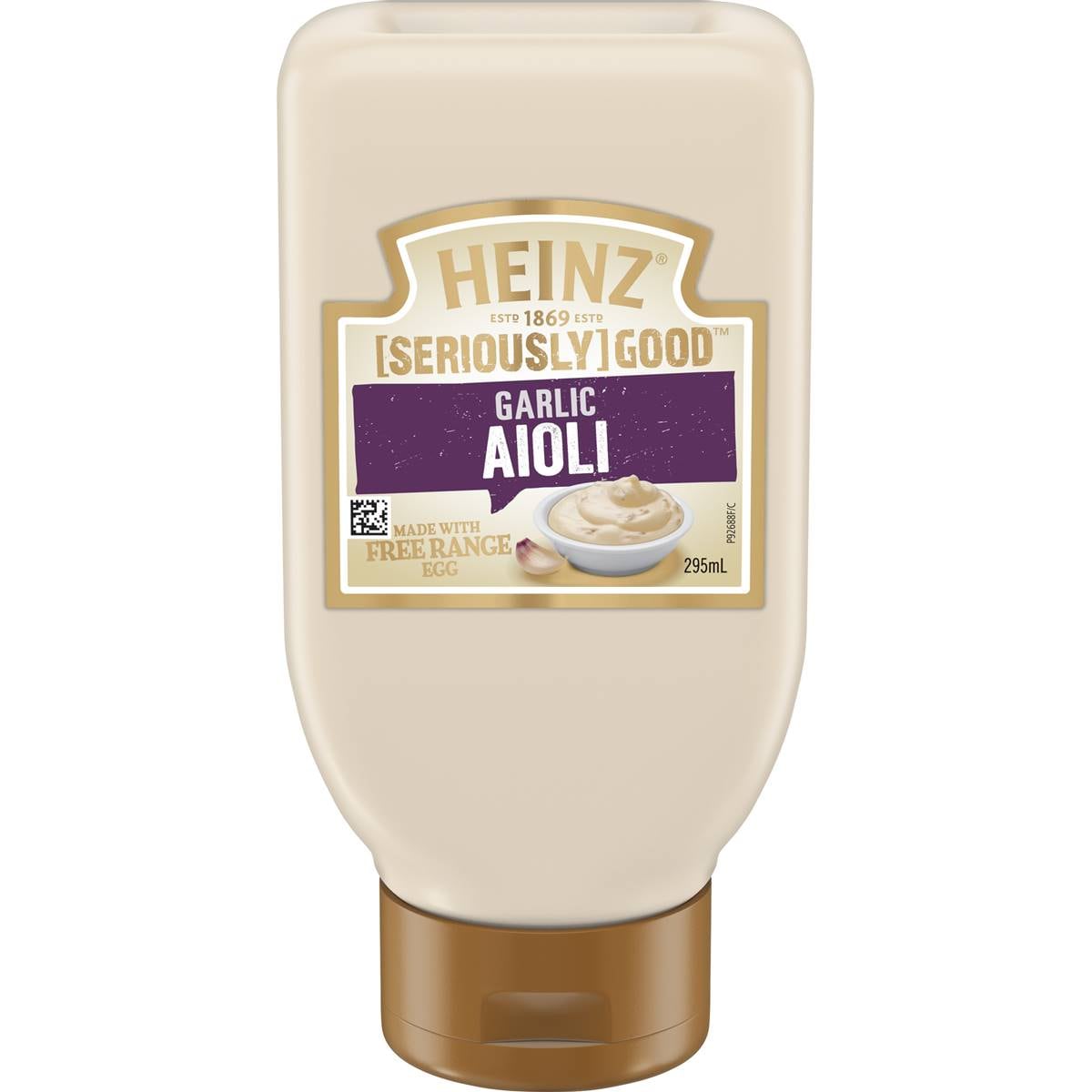 Calories in Heinz Seriously Good Aioli Garlic Mayonnaise calcount
