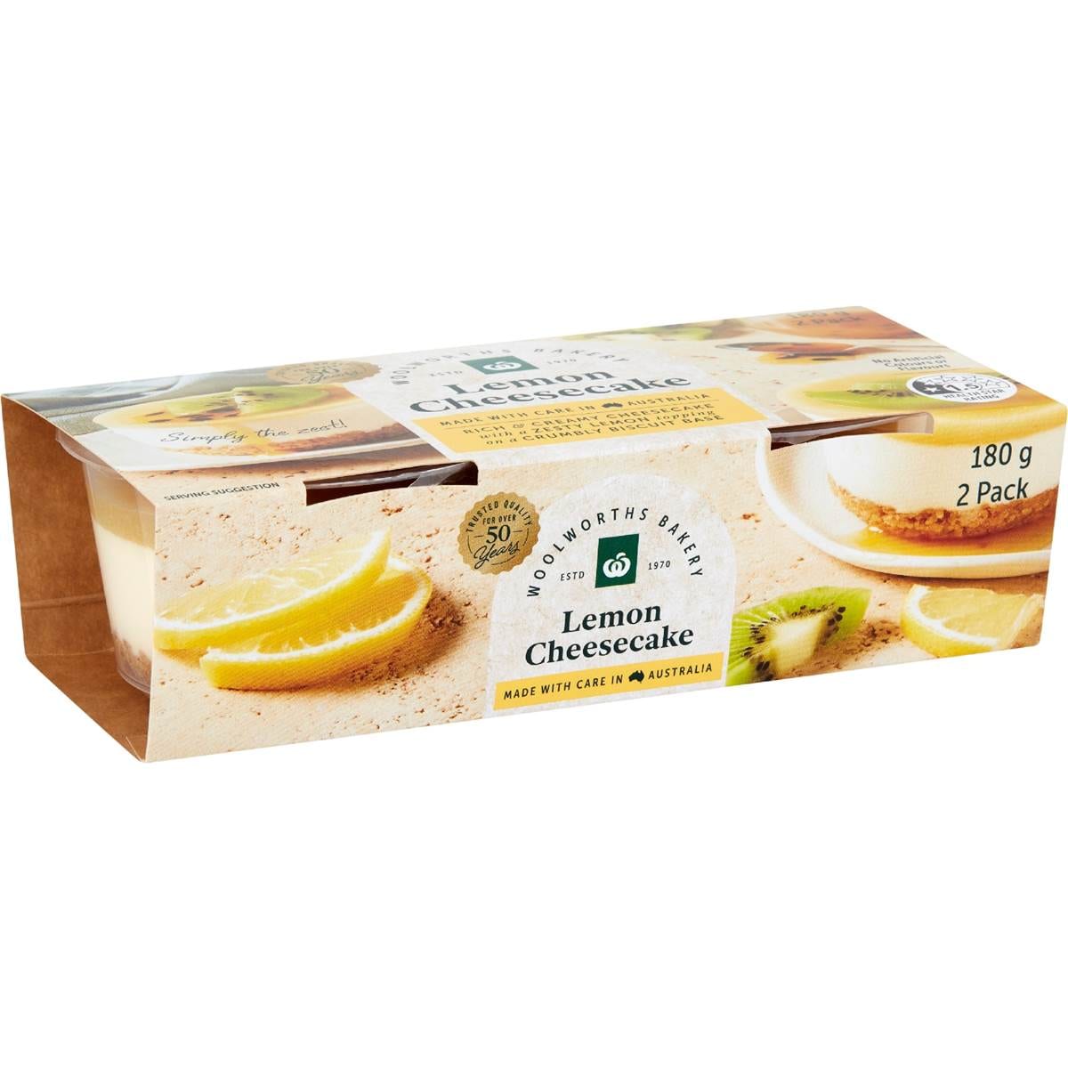 Woolworths Lemon Cheesecake