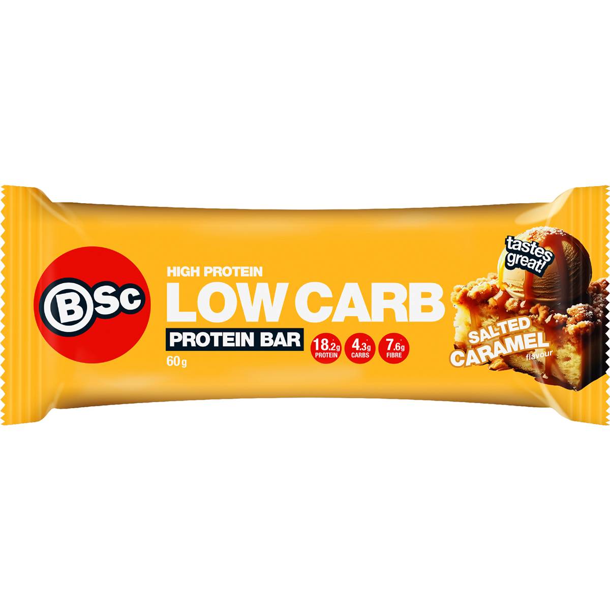 BSc High Protein Low Carb Bar Salted Caramel 60g