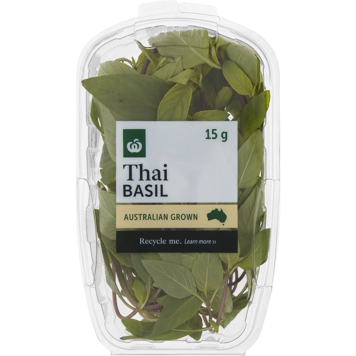 Calories in Woolworths Thai Basil Fresh Herbs