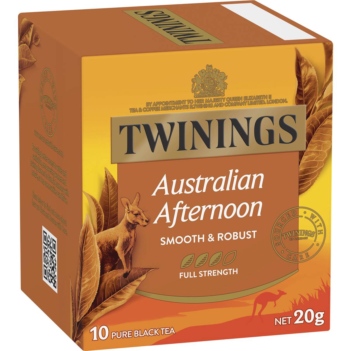 Calories in Twinings Australian Afternoon Black Tea Bags