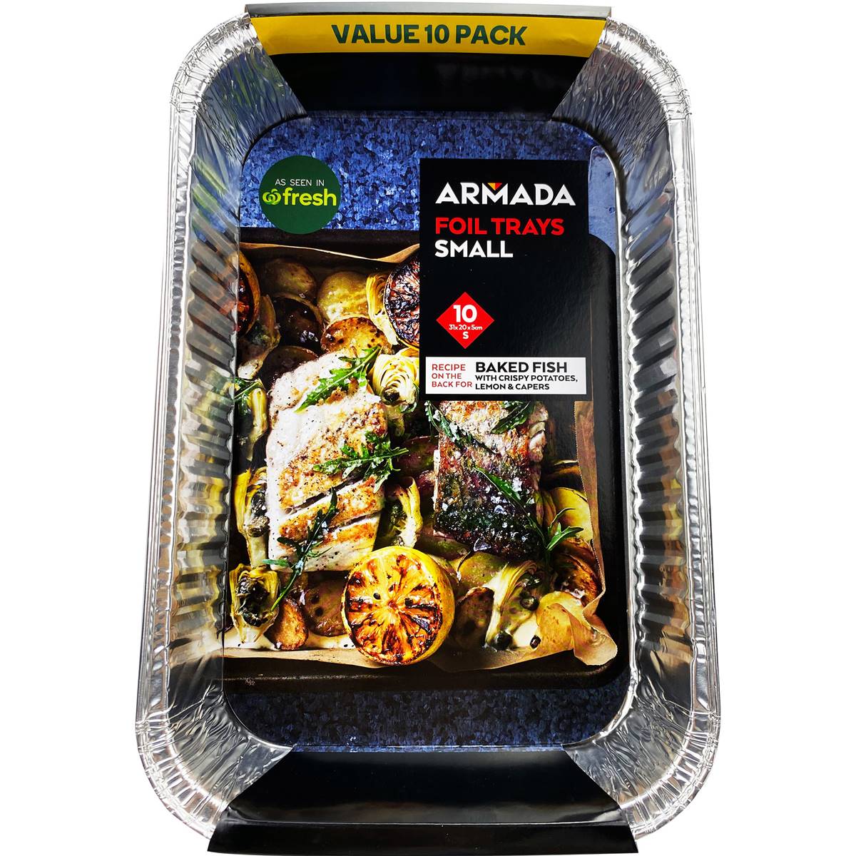 Armada BBQ Foil Trays Small 10 pack