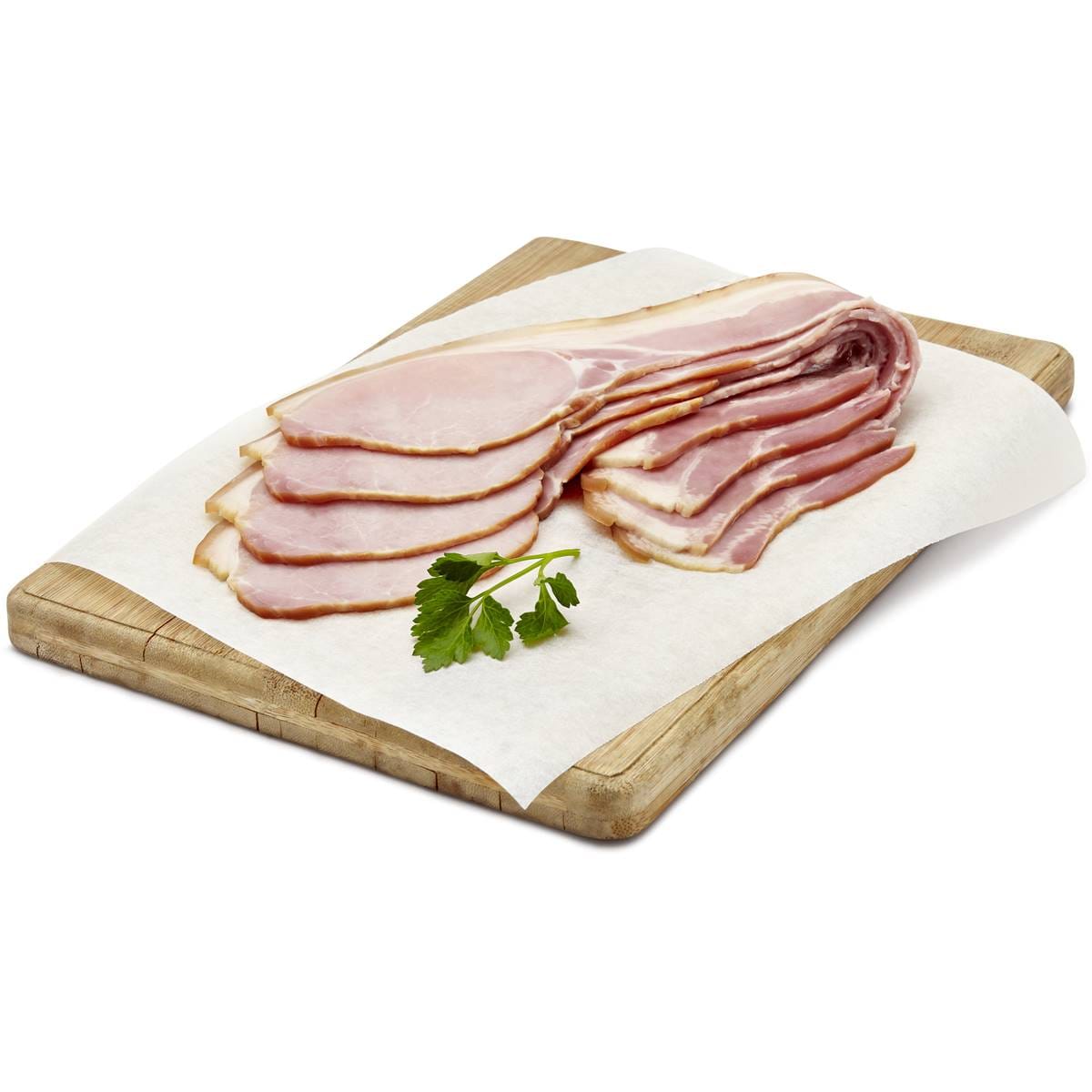 Hans Middle Bacon Rashers From the Deli per 170g