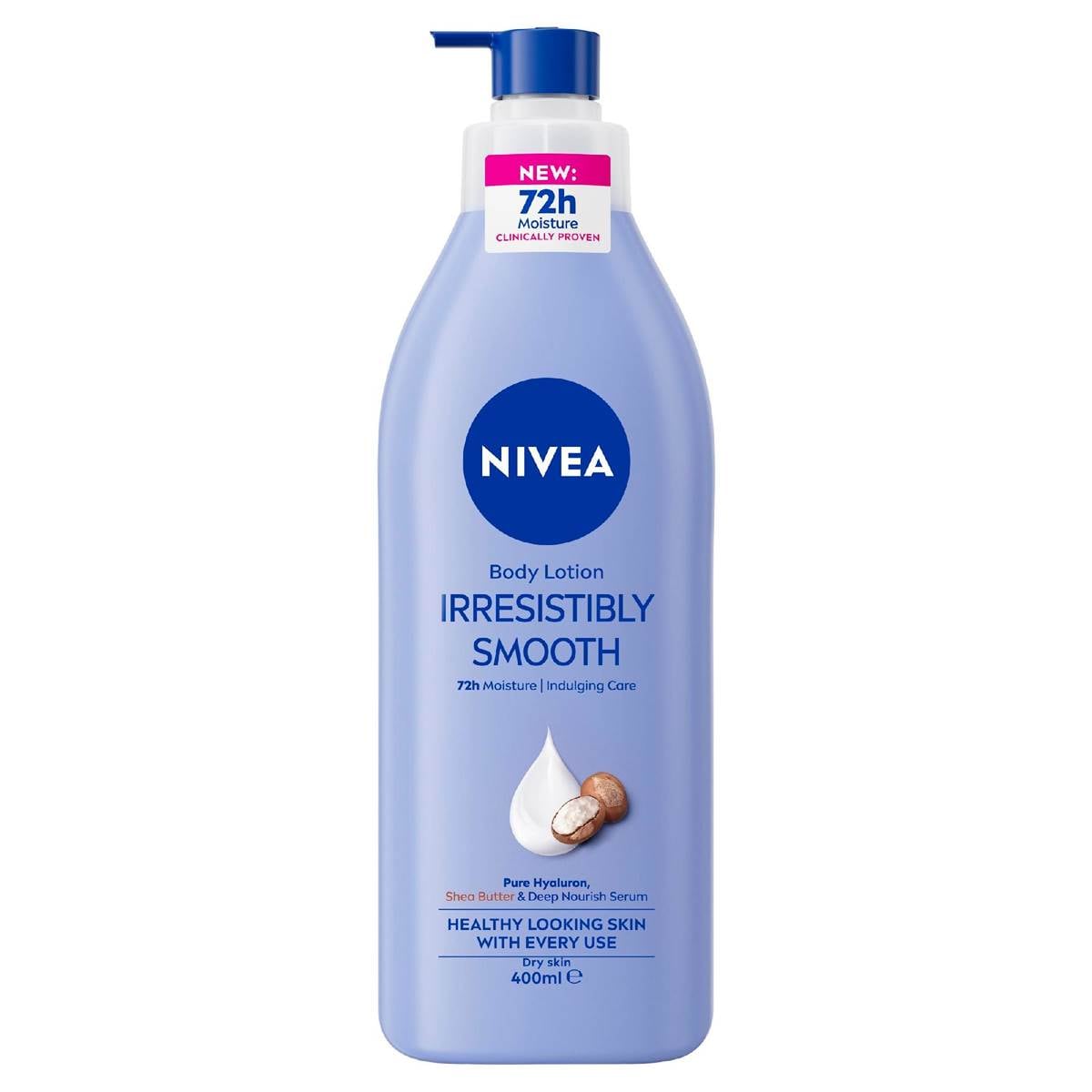 Nivea Irresistibly Smooth Lotion With Moisturising Serum 72hr 400mL