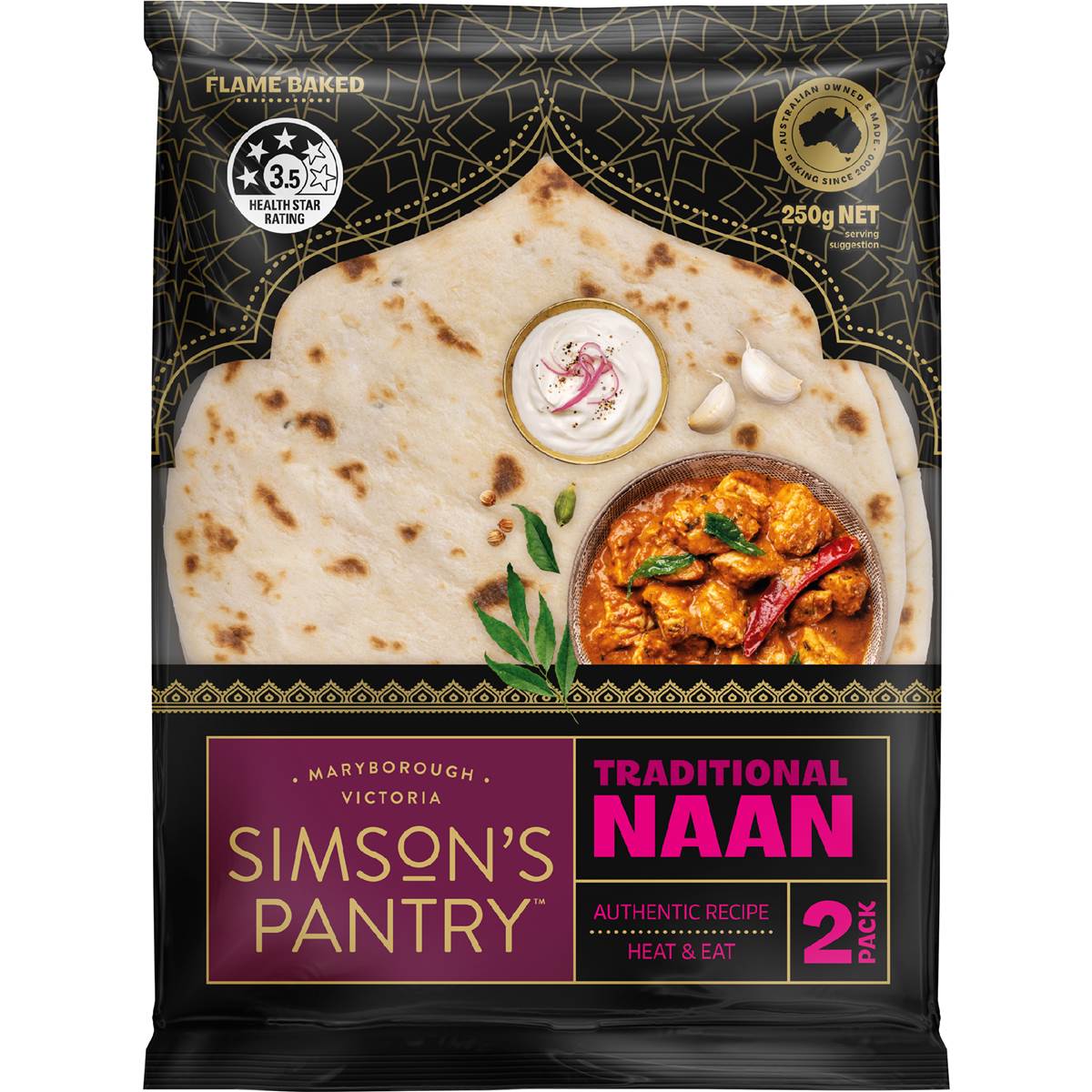 Calories in Mission Garlic Naan Calorie Counter Australia