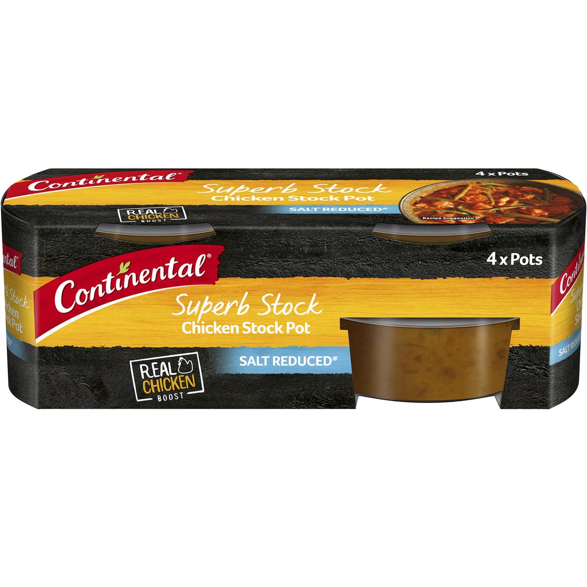 Calories in Continental Salt Reduced Chicken Stock Pot calcount