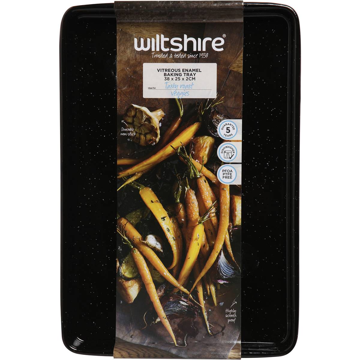 Wiltshire Vitreous Enamel Baking Tray 38 x 25cm