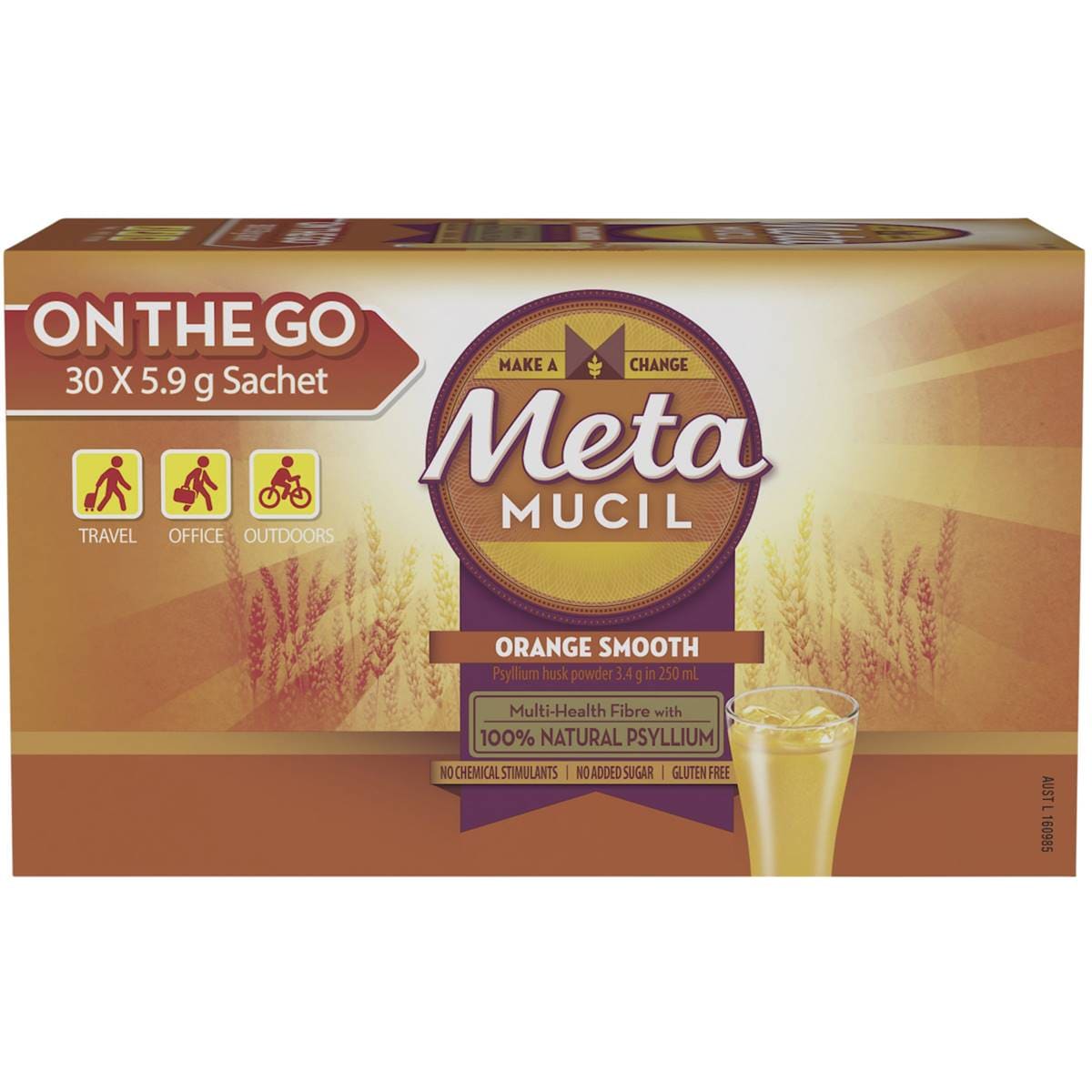 Metamucil Orange Smooth Fibre Powder Sachet