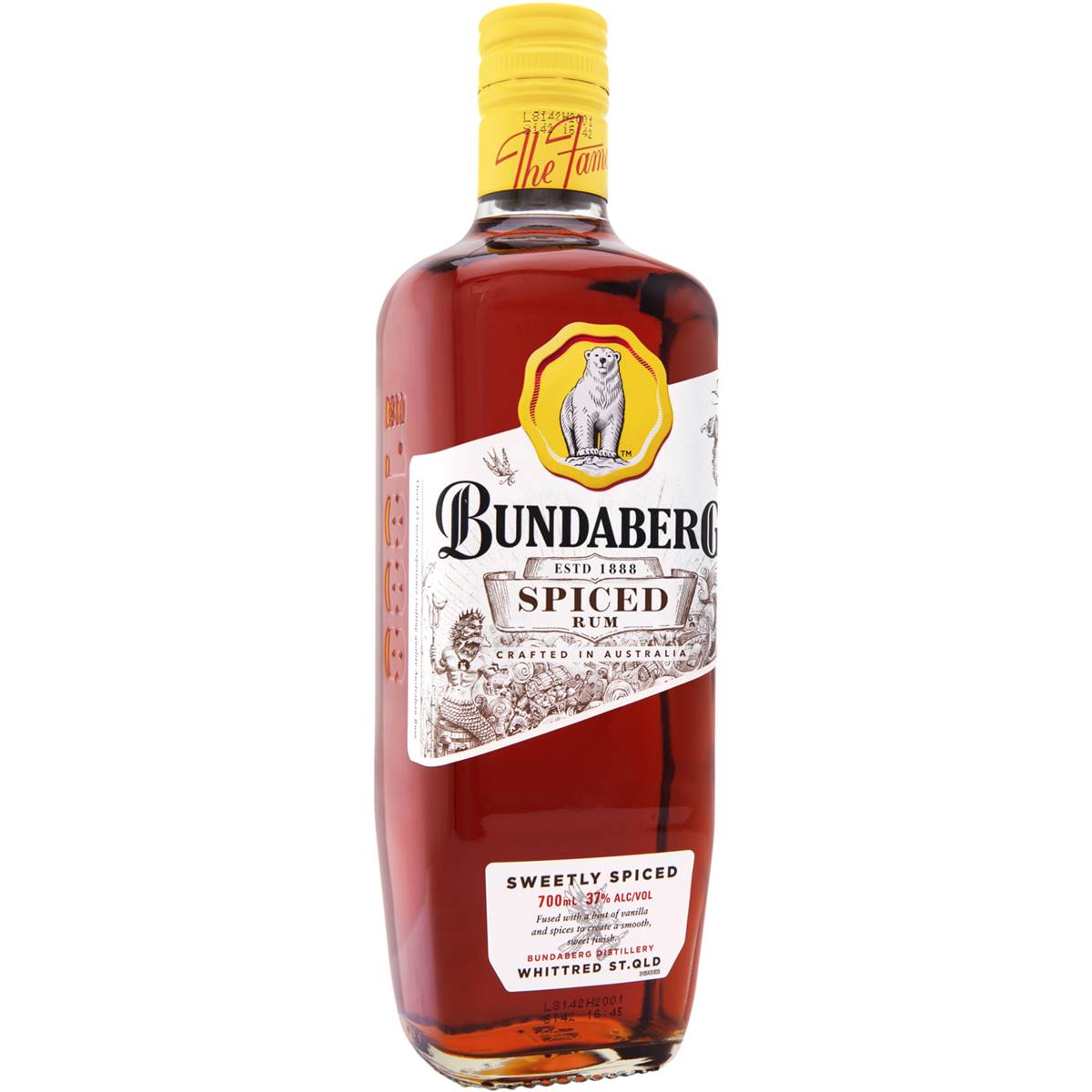Calories in Bundaberg Mutiny Spiced Rum