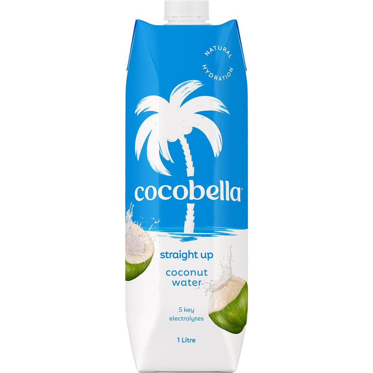 Calories in Cocobella Cocobella Straight Up Coconut Water