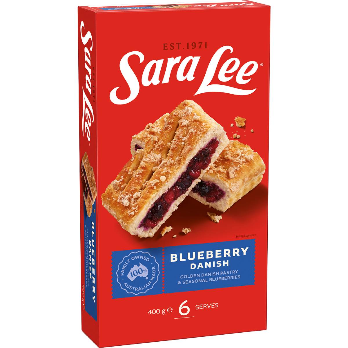 Calories in Sara Lee Blueberry Danish calcount