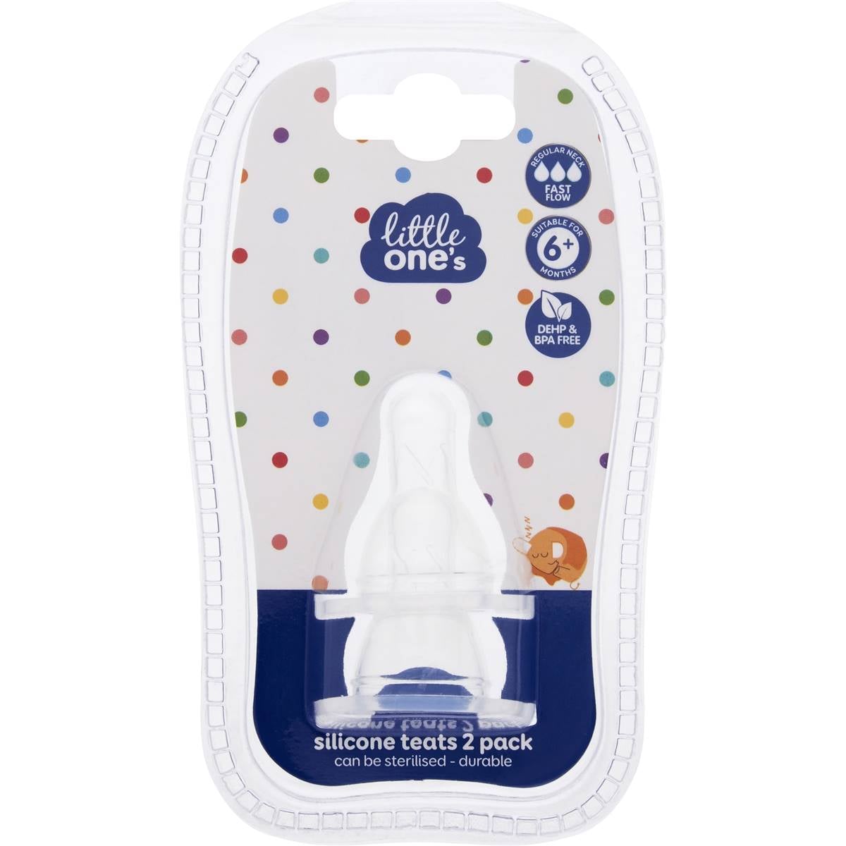 Little One's Silicone Teats Fast Flow
