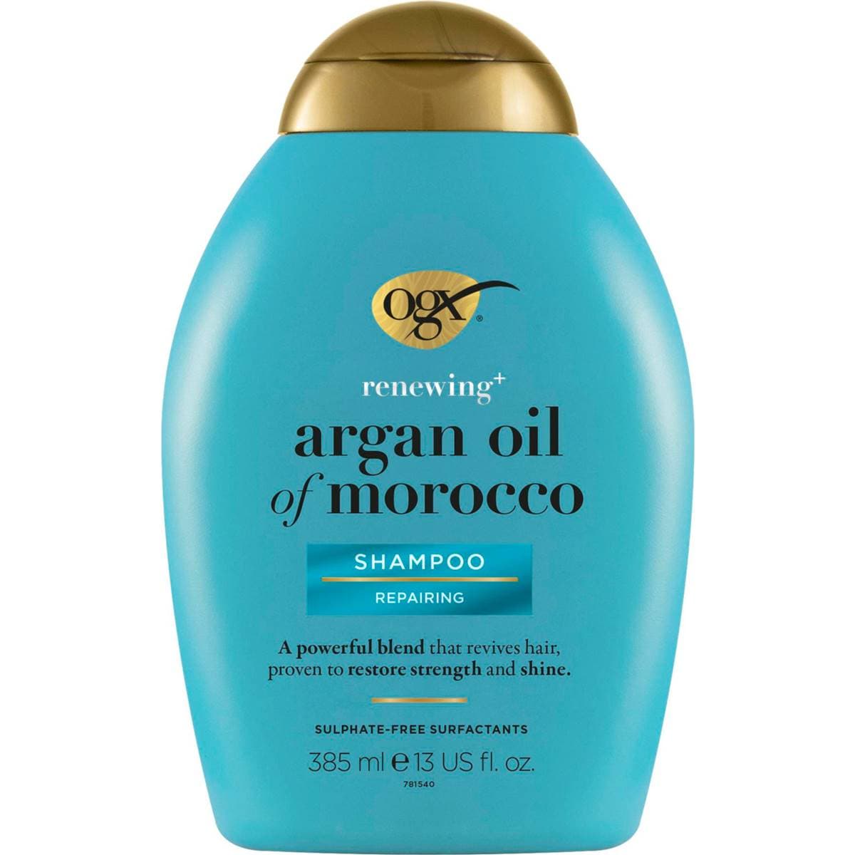 OGX Argan Oil Shampoo For Dry & Damaged Hair 385mL