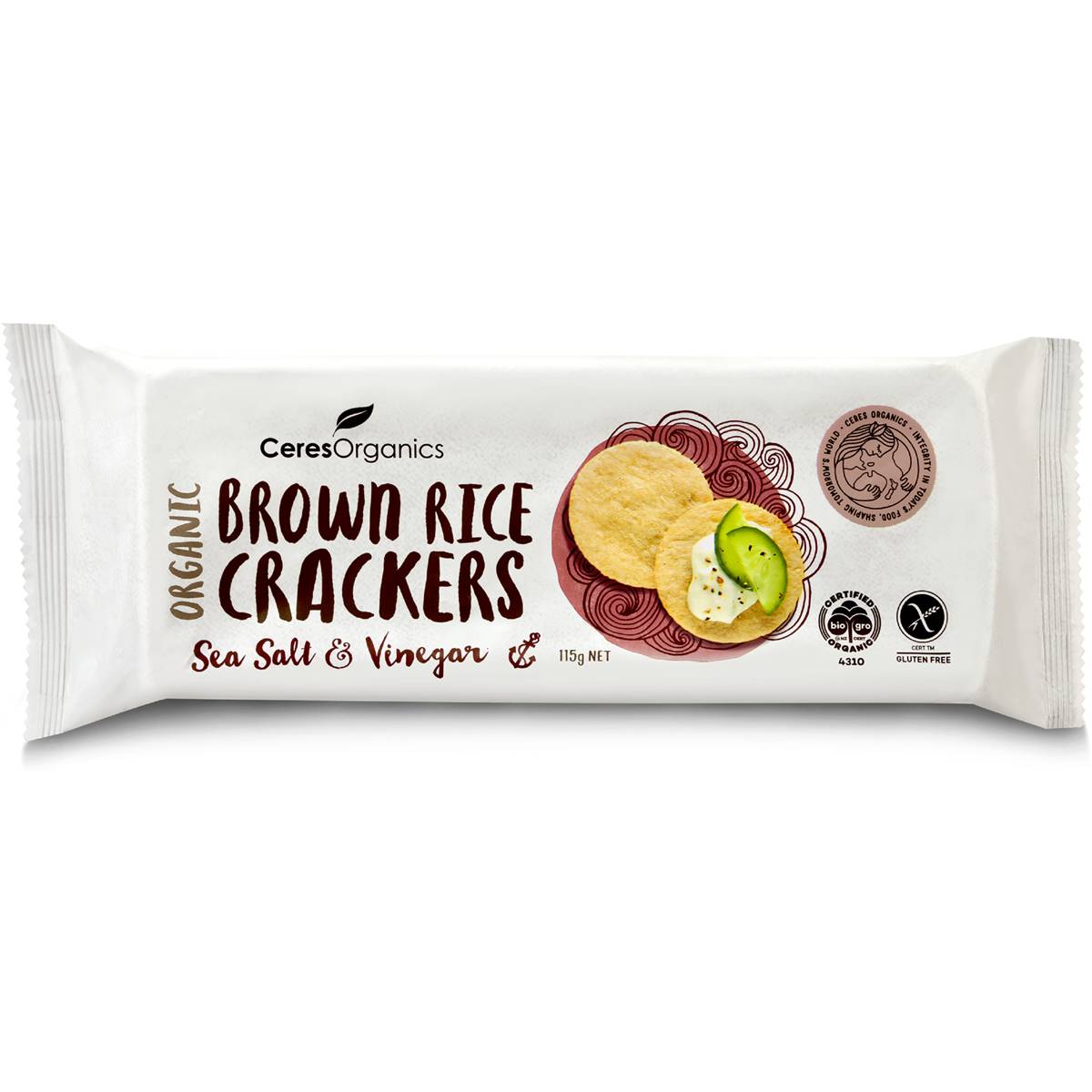 Calories in Ceres Organic Sea Salt Rice Bite calcount