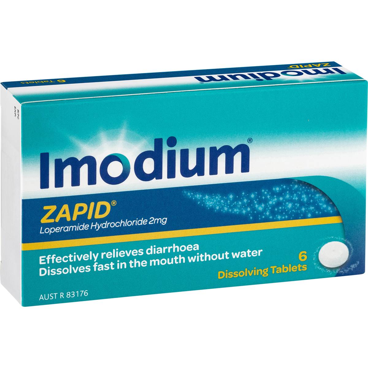 Imodium Zapid Diarrhoea Relief Dissolving Tablets