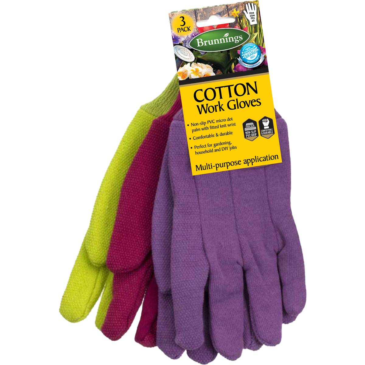 Brunnings Cotton Work Gloves