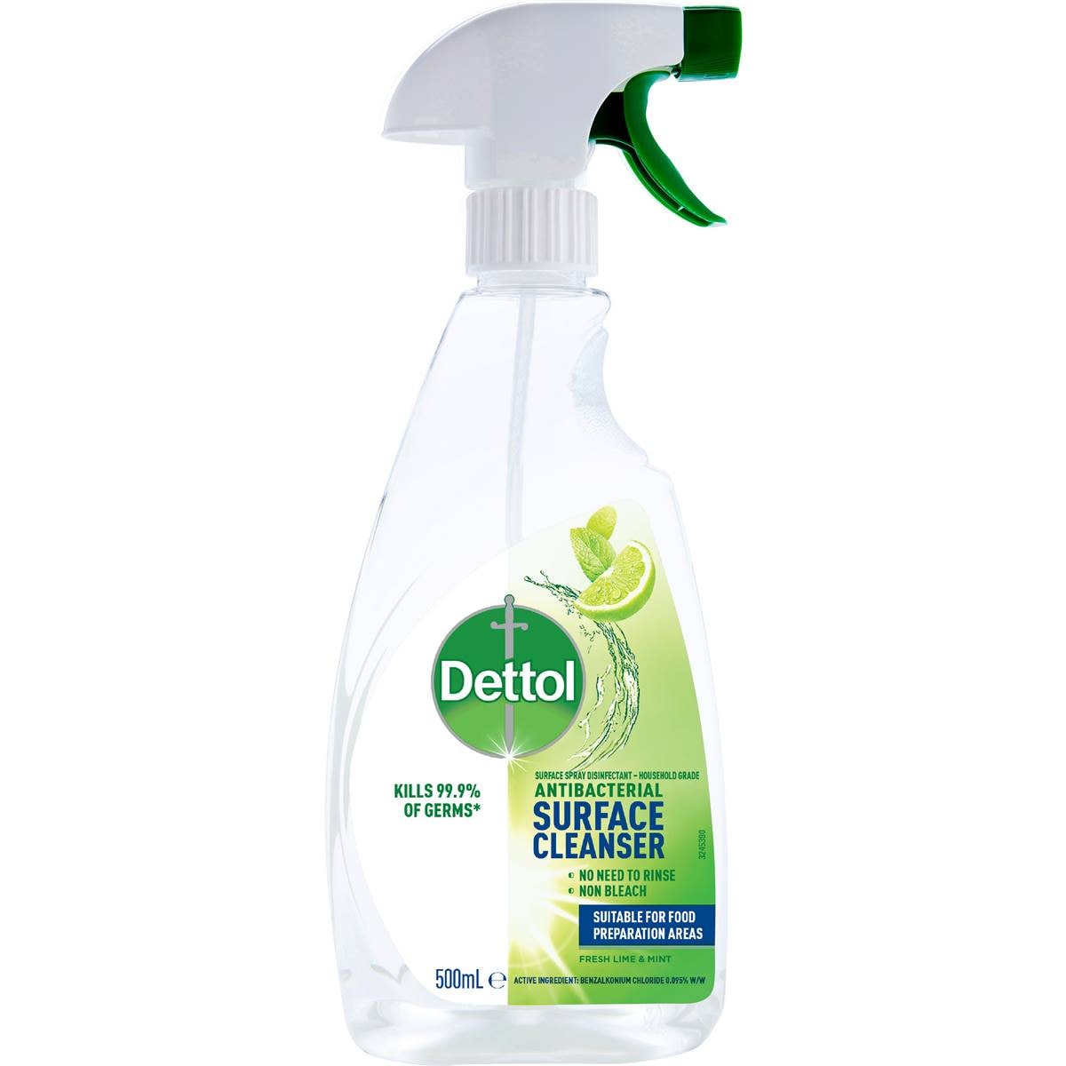 Dettol Multipurpose Disinfectant Cleaning Spray Lime & Mint