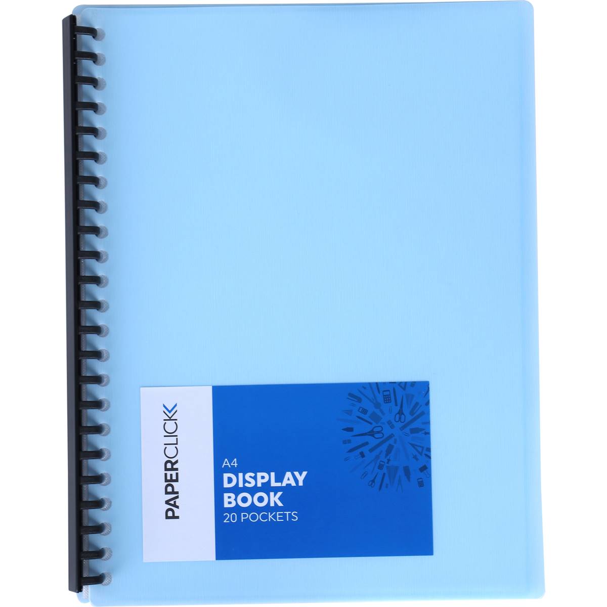 Woolworths Display Book A4 Assorted Colours 20 pockets each Woolworths