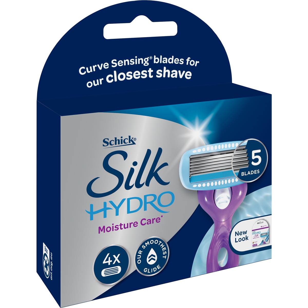 Schick Hydro Silk Razor Blades 4 pack – Woolworths