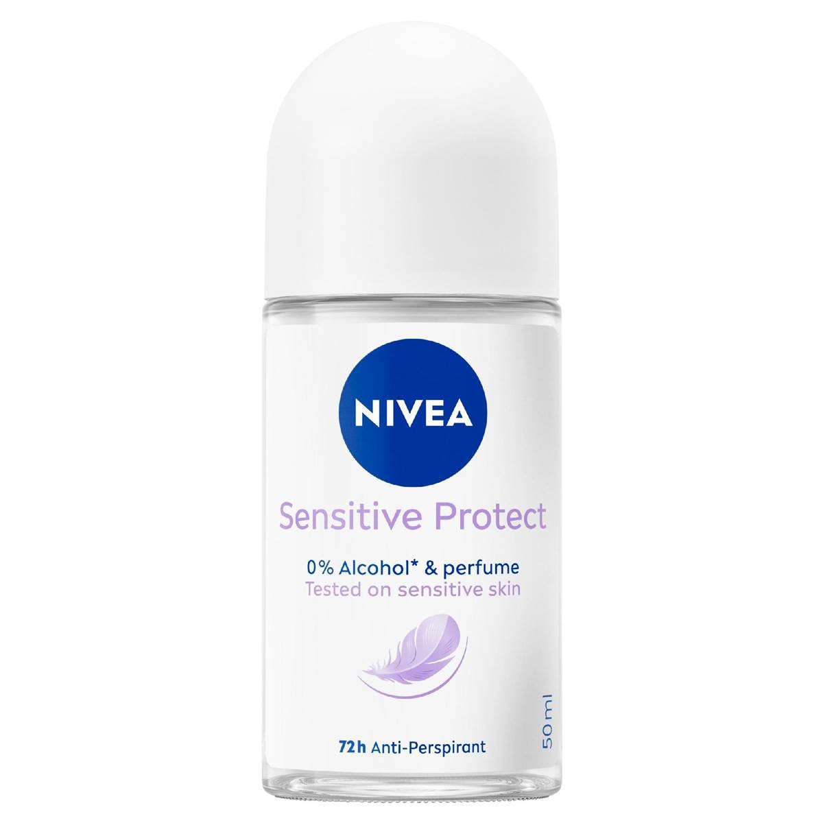 Nivea Sensitive Protect Roll On 72hr Antiperspirant Deodorant 50mL