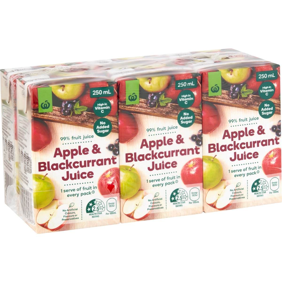 Woolworths Apple & Blackcurrant Juice Poppers
