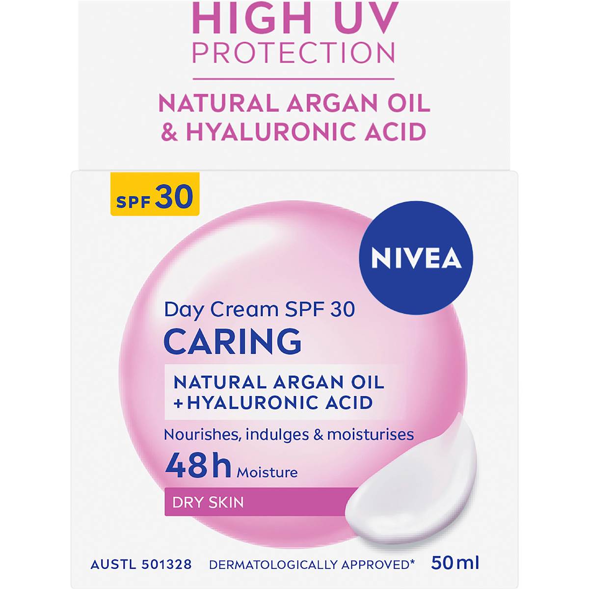 Nivea Nourishing Day Face Cream Moisturiser SPF 30 50mL