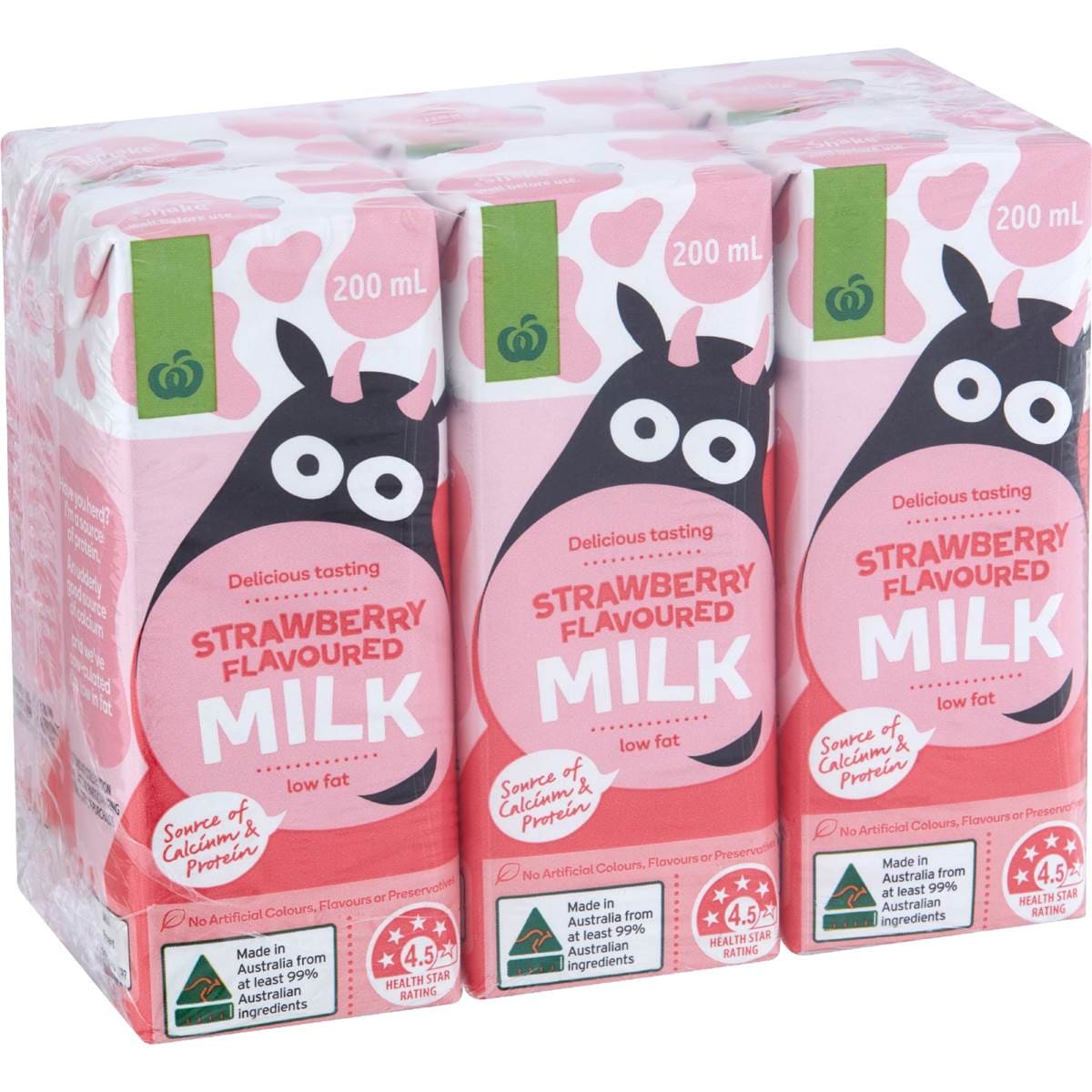 Woolworths Strawberry Milk Poppers