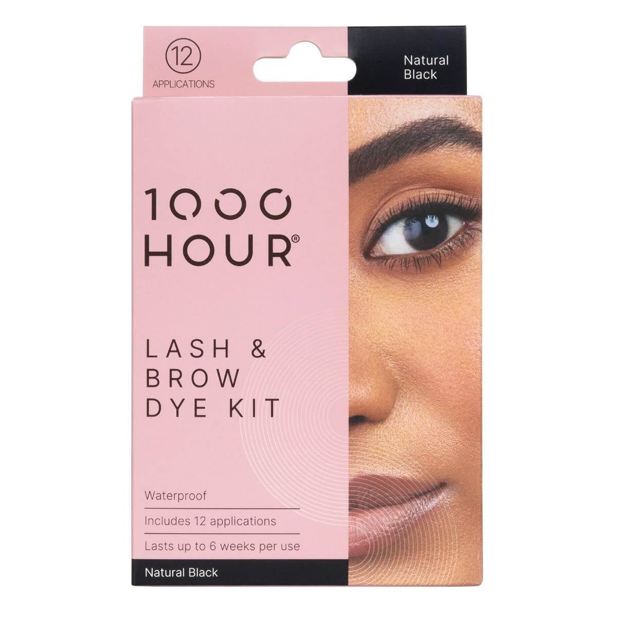 1000Hour Eyelashes & Brow Dye Kit Black each