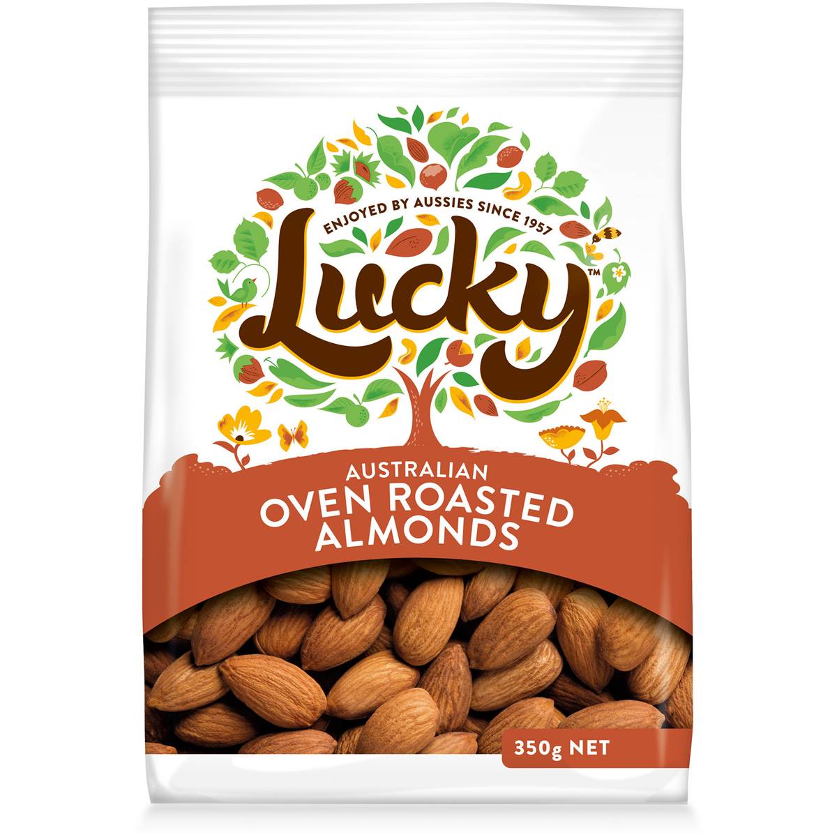 Calories in Lucky Snack Pack, Oven Roasted Almonds and Cranberries calcount
