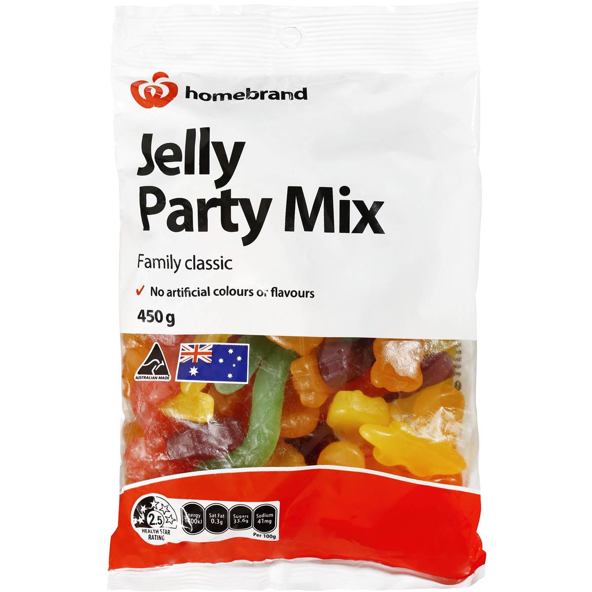 Homebrand Party Mix 450g bag Woolworths