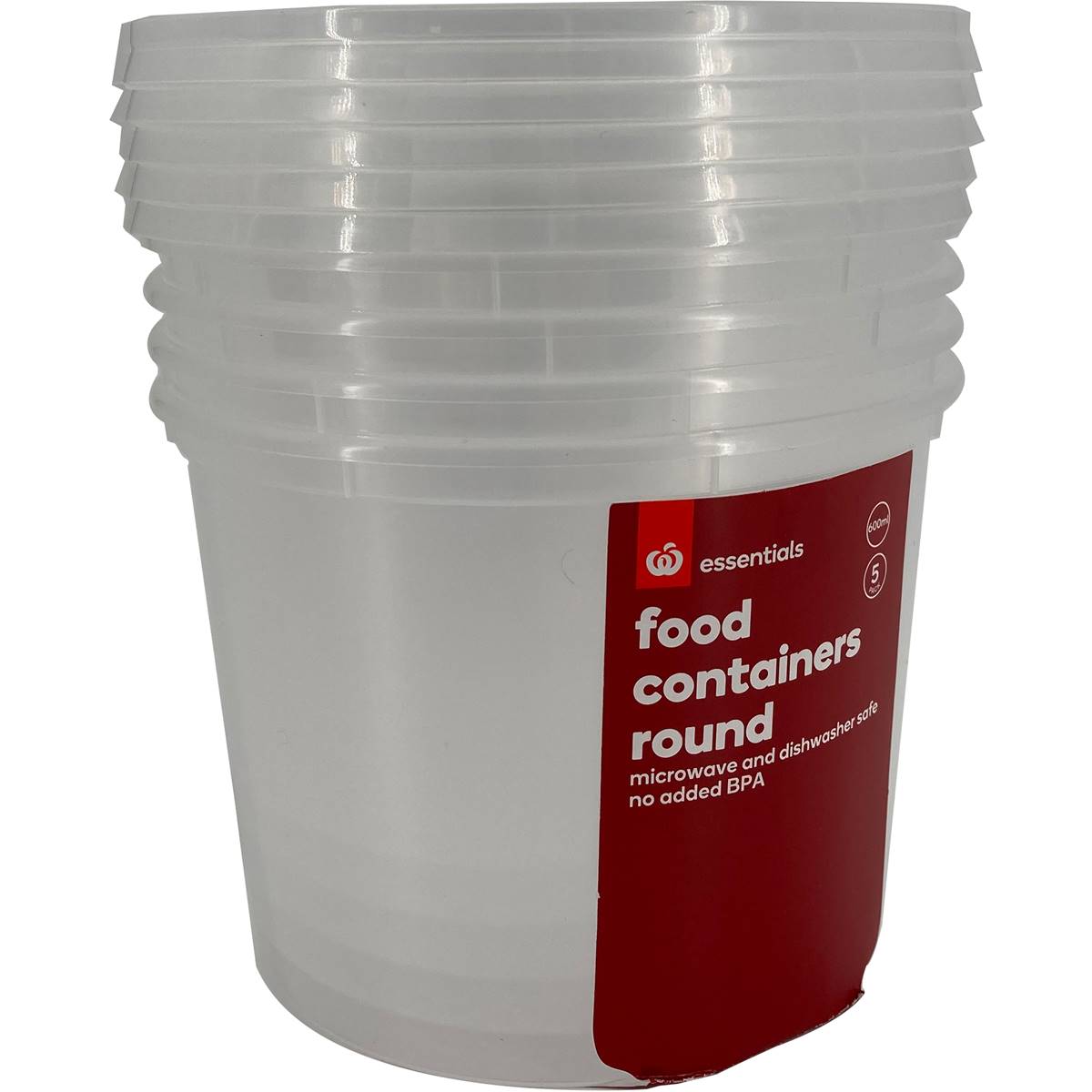 Essentials Food Containers Round