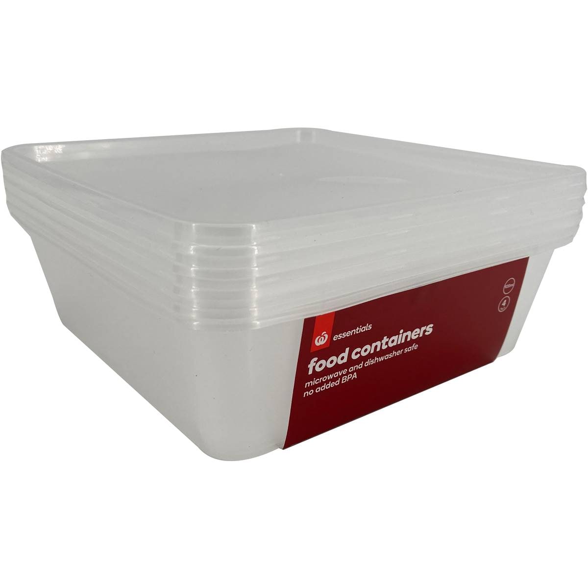 Essentials Food Containers Square