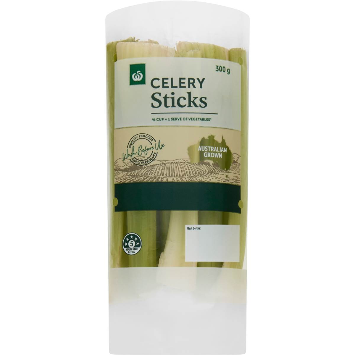 Calories in Woolworths Celery Sticks calcount
