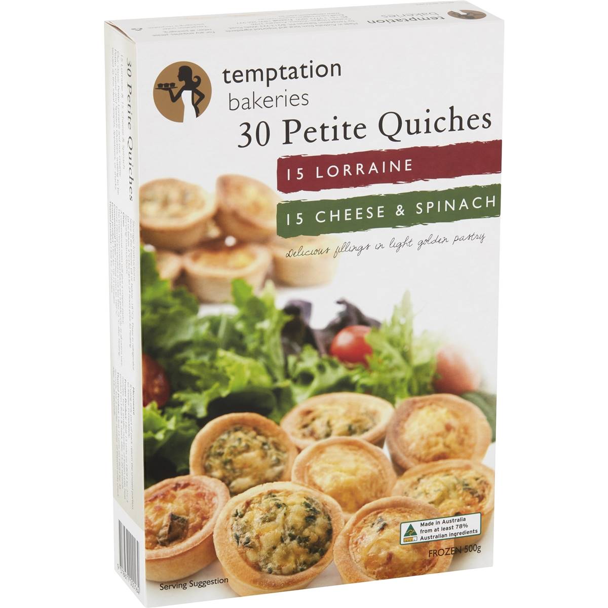 Temptation Bakeries Petite Quiche