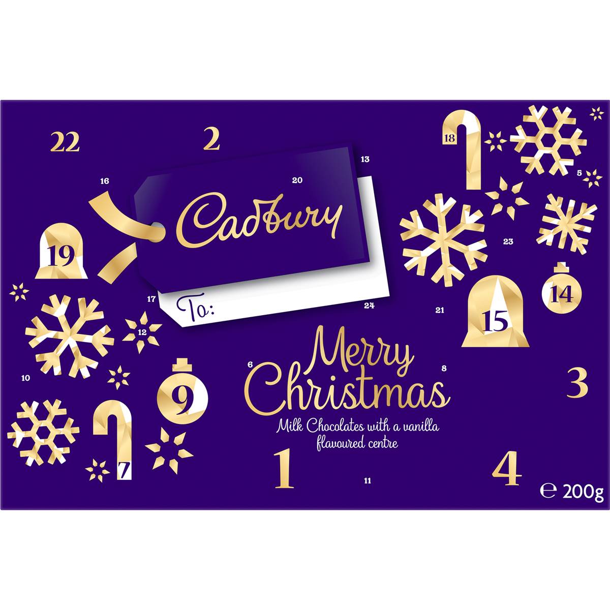 Calories in Cadbury Advent Calendar Calendar