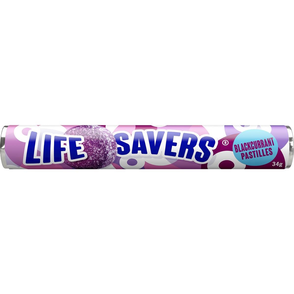 Calories in Lifesavers Fruit Pastille Blackcurrant calcount